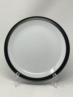 Denby Jet Black (retired) Stoneware Dinner Plate (4 available $35 EACH)